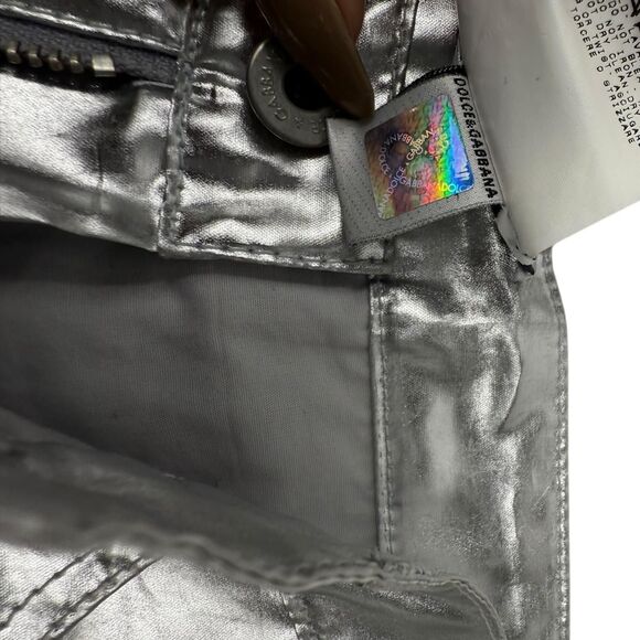 dg metallic silver mini skirt - Picture 6 of 6